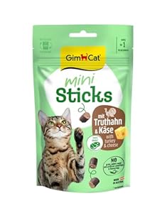 GimCat Mini Sticks pałeczki indyk i ser
