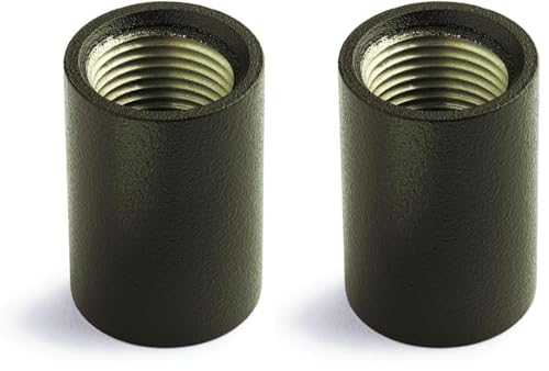 Image of Kichler 15649AZT Accessory Stem Coupler, Textured Architectural Bronze (Pack of 2)