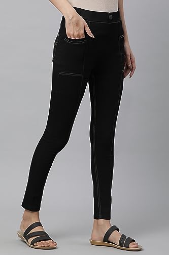 Legging taille haute Aurelia en coton extensible anti-pression M - 3