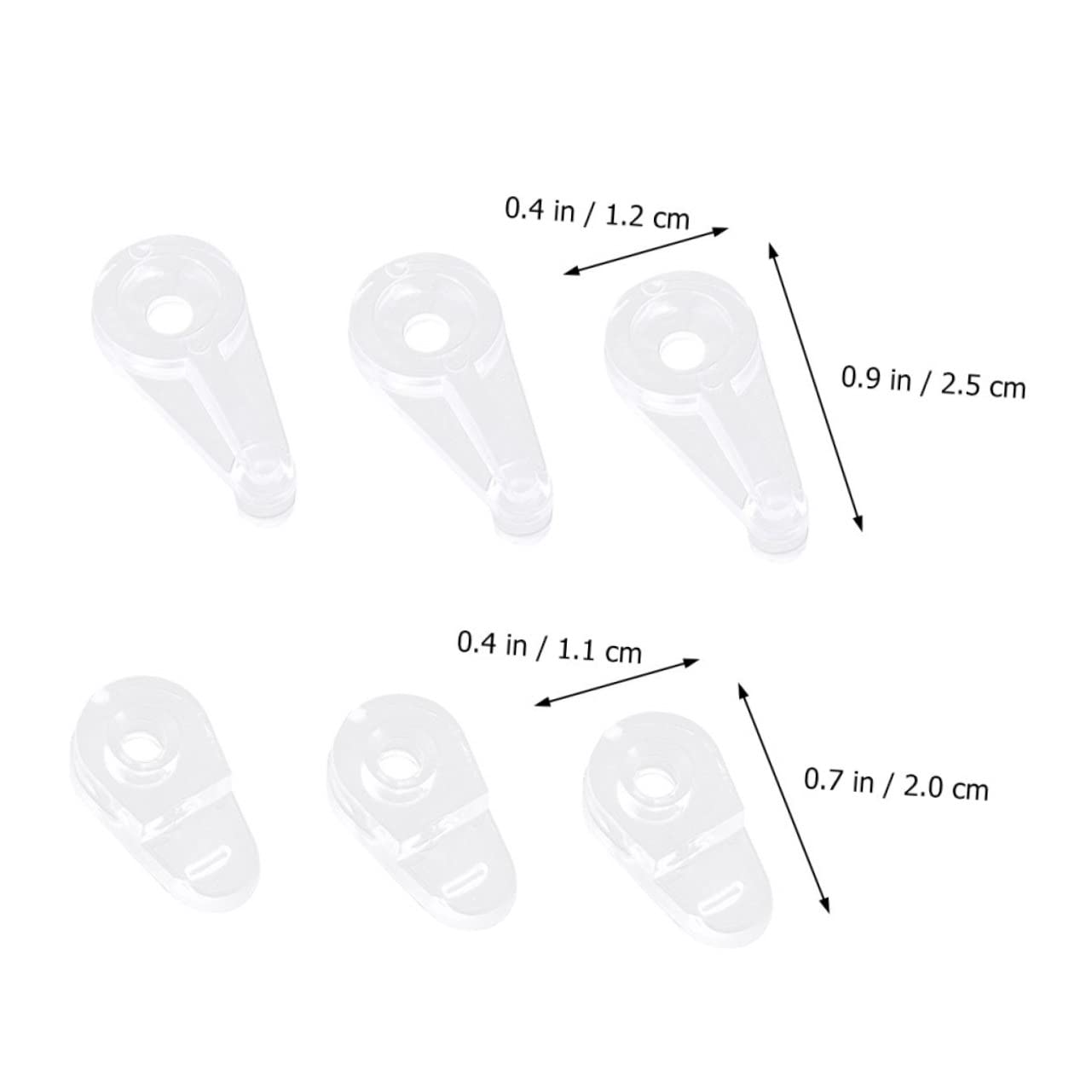 Angoily Mirror Hanging Clamp Set 50pcs Glass Buckle Clamps Screws Fixing Supplies for Glass Furniture