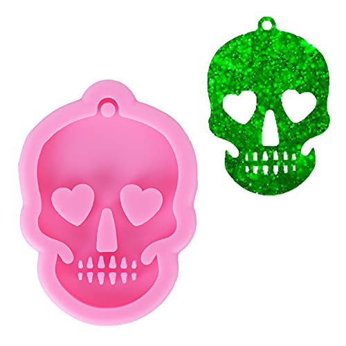 Molde de silicona con forma de calavera para repostería miniatura 3