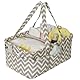 Navaris Wickeltasche Organizer mit 10 Fächern - Praktischer Baby Wickelorganizer - Windel Organizer - Wasserabweisendes Innenfutter - Windel Caddy mit Tragegriffen - Wickel Organizer
