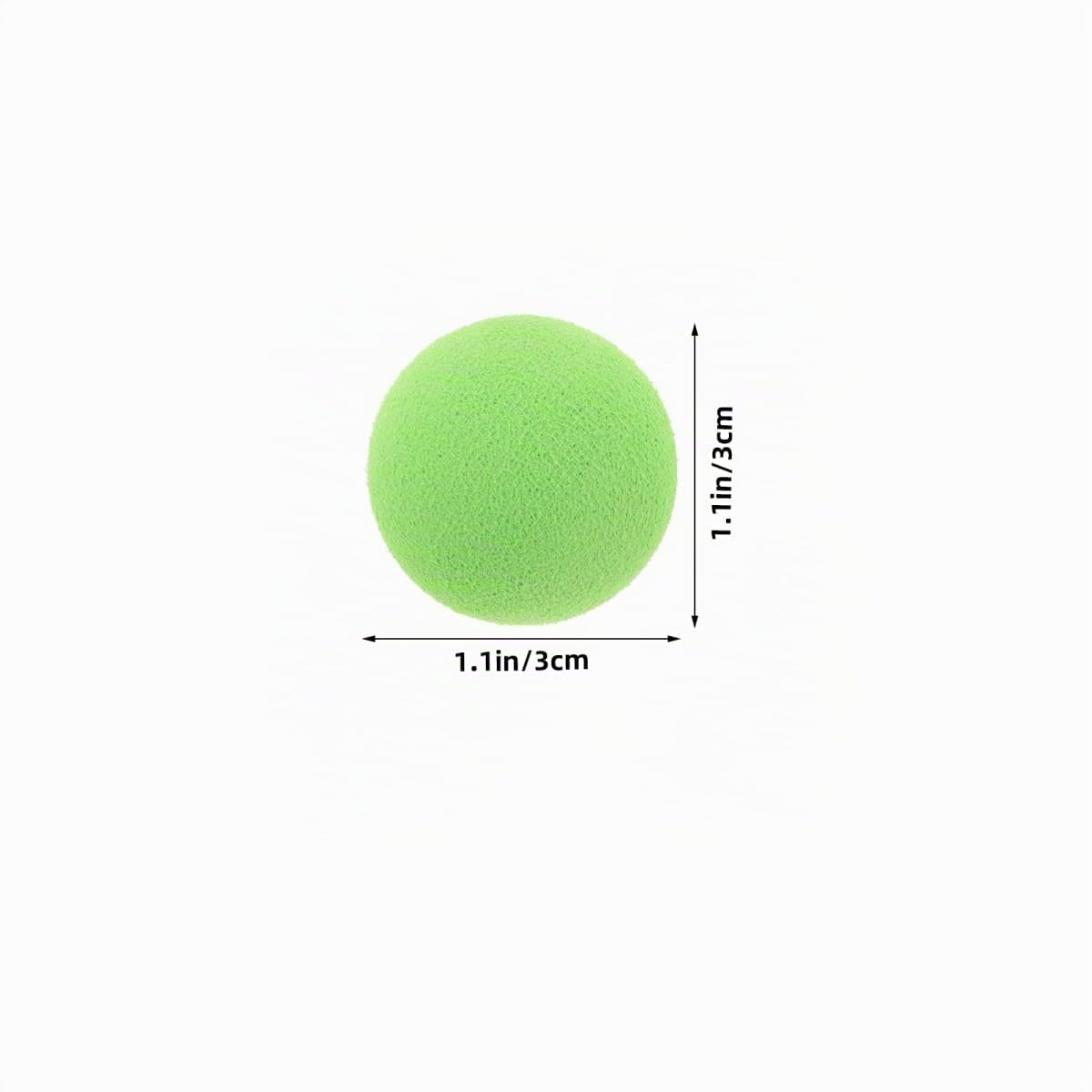 TOYANDONA 50 Balles en Mousse pour Pistolet Jouet Boules De Lancement Rondes De Remplacement 3.00 Cm Accessoires De Jeu De Tir pour Intérieur Et Extérieur Jeux Enfant 5 Ans Jeu en Famille