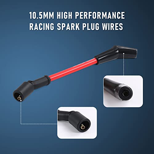 Jdmspeed New Heat Spark Plug Ignition Wires Set 10.5Mm Replacement For Lsx Ls1 Ls2 Ls3 Ls6 Ls7 #TOP2