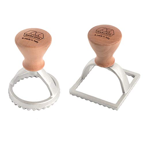 MARCATO Made in Italy Ravioli Stamp Kit includes Round 58mm ...