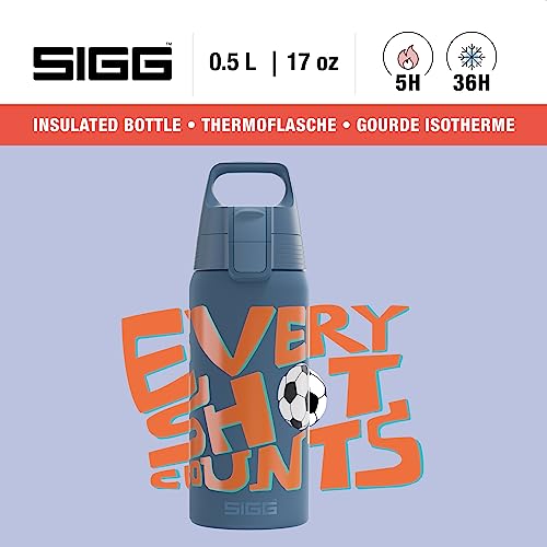 Sigg, Insulated Kids Water Bottle, Shield One Therm, Suitable For Carbonated Beverages, Leakproof, Dishwasher Safe, BPA Free - Image 2