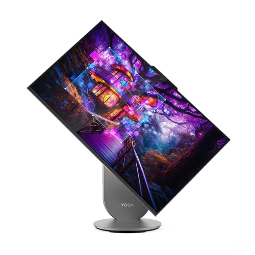 Image of Lenovo 2026 Yoga AIO All-in-One Desktop 27 inch WQHD IPS 16-Core Intel Core Ultra 7 255H Arc 140T Graphics 16GB LPDDR5 1TB NVMe SSDWIFI BE RJ45 HDMIv2.1 Webcam Keyboard Mouse Windows 11 Prow /RE USB