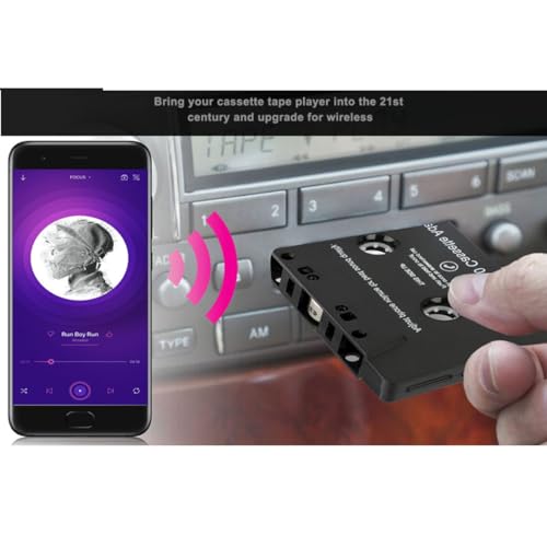 Adaptateur cassette Bluetooth 5.0 avec micro pour autoradio