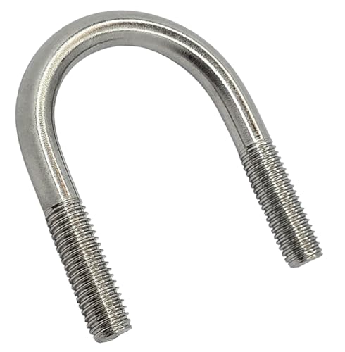 Boulons en U ronds M10 x 43 mm en acier inoxydable 304 pour fixation de tubes, lot de 3 NACX