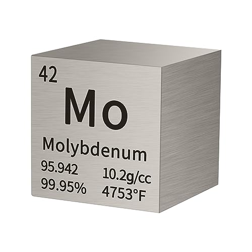 Molybdenum Cube Metal Density Cubes Pure Metal High Density Eleme...