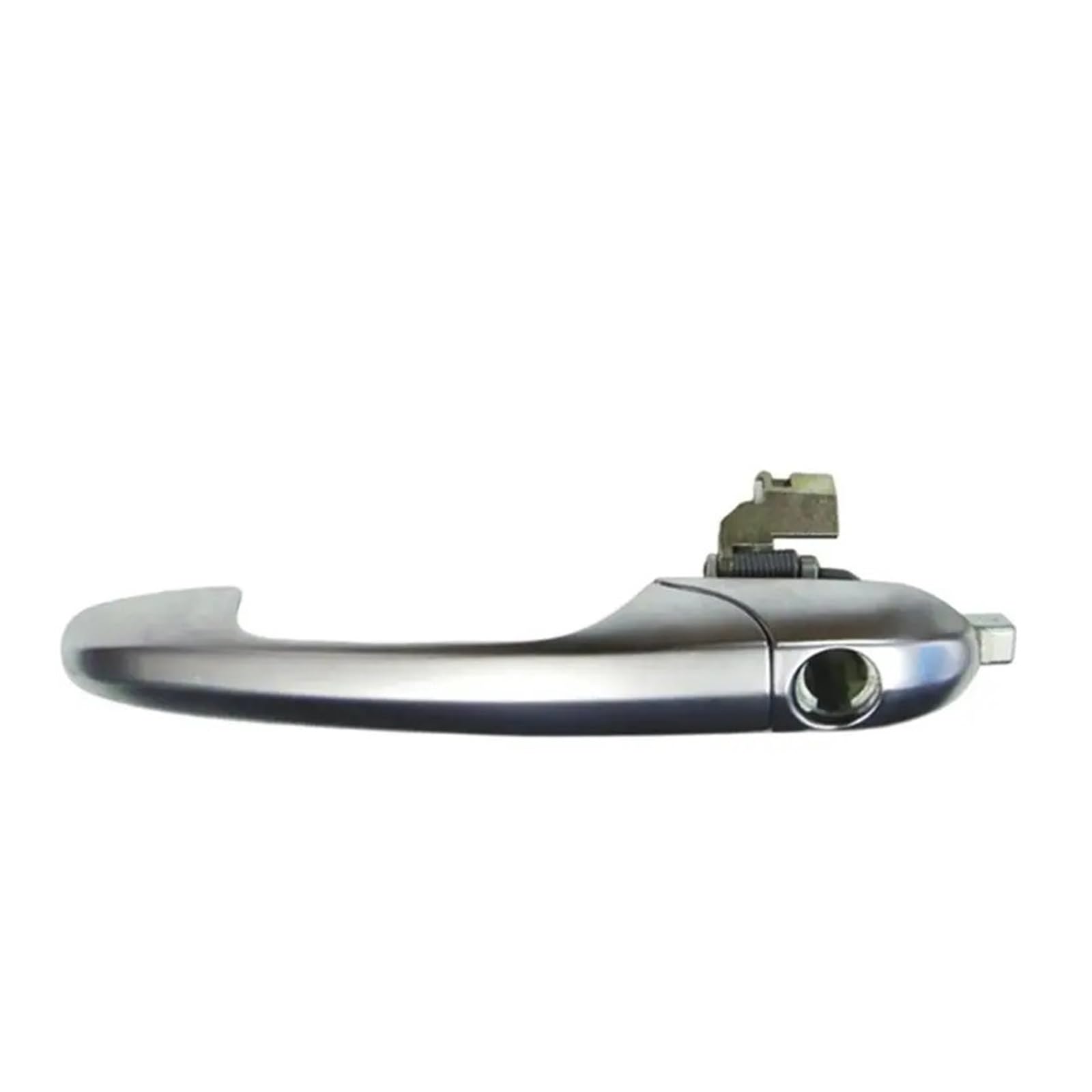 RAGPUKMUAN Car Door Outer Grab Handle for Alfa for Romeo 147 2001-2010 Outer Chrome Design LHD Car Exterior Handle Front Door Pull(Silver Left Front)