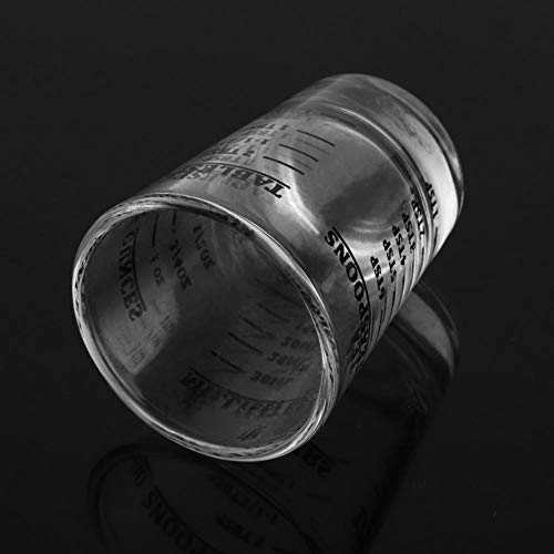 Vaso Medidor de Vidrio 30 ml Pequeño Transparente miniatura 4