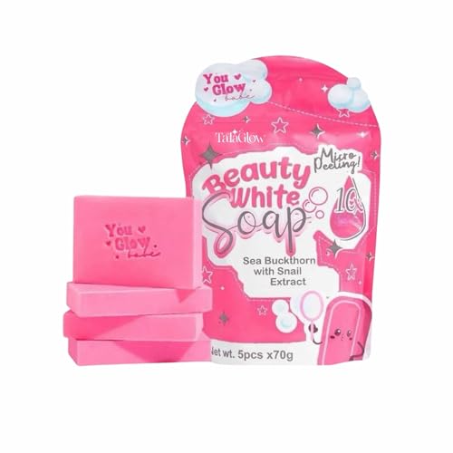 1 Pack You Glow Babe Beauty White Soap Sea Buckthorn with Snail Extract - 5 Bars x 70g