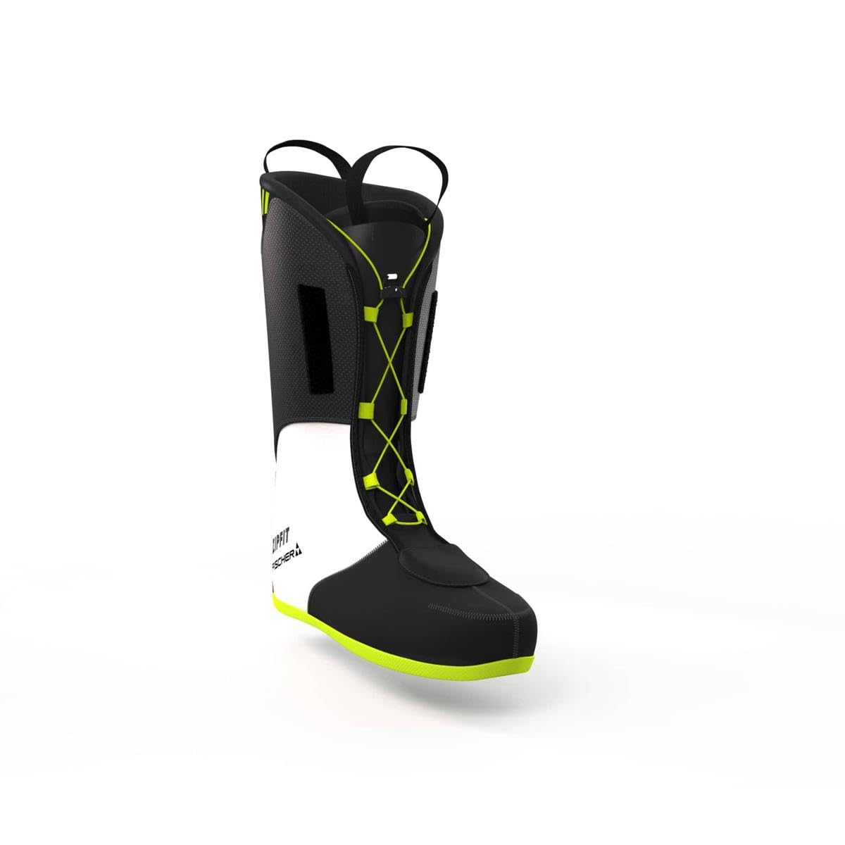 Fischer RC4 PRO MV Boa ZipFit Boot - Stivali 2025, giallo/carbonio, 29.5