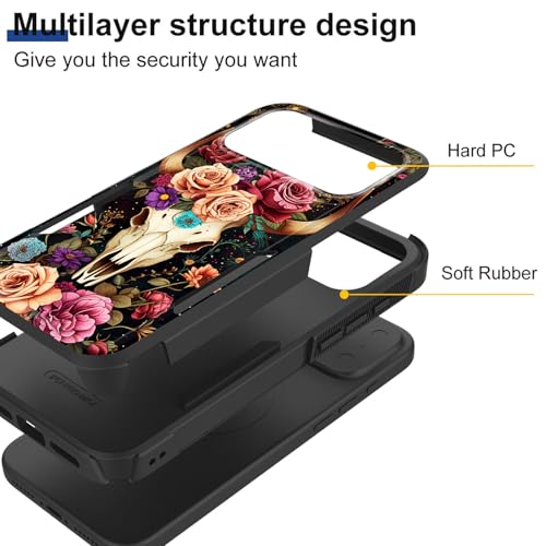 Coque iPhone 17 Pro antichoc double couche en silicone et polycarbonate rigide - 2
