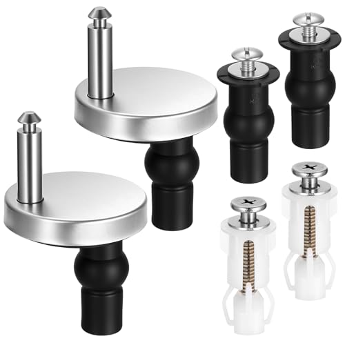1 Par Kit De Repuesto Para Asiento De Inodoro, Kit De Fijación Tapa Wc Universal, Fijaciones Para Asiento De Retrete, Tornillos Para Tapadera Wc, Tornillos De Expansion Wc Para Tapas De Inodoro 1 Par Kit De Repuesto Para Asiento De Inodoro, Kit De Fijación Tapa Wc Universal, Fijaciones Para Asiento De Retrete, Tornillos Para Tapadera Wc, Tornillos De Expansion Wc Para Tapas De Inodoro