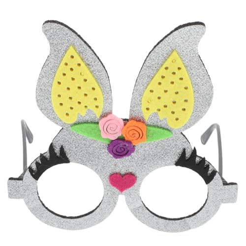 VICASKY Animal Eyeglasses Bunny Eyeglass For Easter Rabbit Adds Festive Fun For Party Photo Booth Holiday Costume Easter Bunny Eyewear