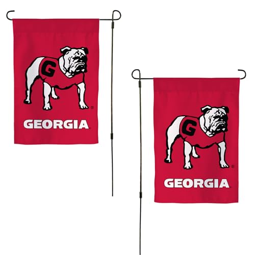 Desert Cactus University of Georgia UG Garden Flag 12 x 18 Inch Georgia Bulldogs Banner for Outdoor Display and Events (Design P)