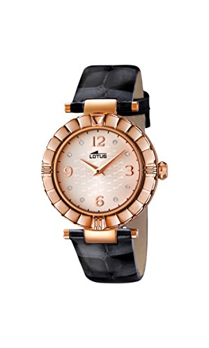 Damen Analog Quarz Uhr mit Leder Armband 15912/3