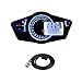 Tachimetro per motociclette Terisass Moto Tachimetro digitale LCD Contagiri Contachilometri Contachilometri KM/H Tachimetro 15000 giri/min con sensore di velocità Misura universale per la maggior part