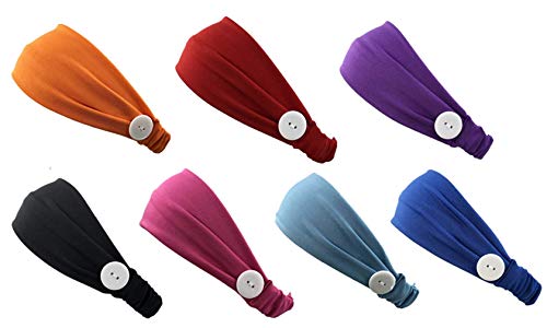 Fascia per Capelli con Bottoni per Maschera