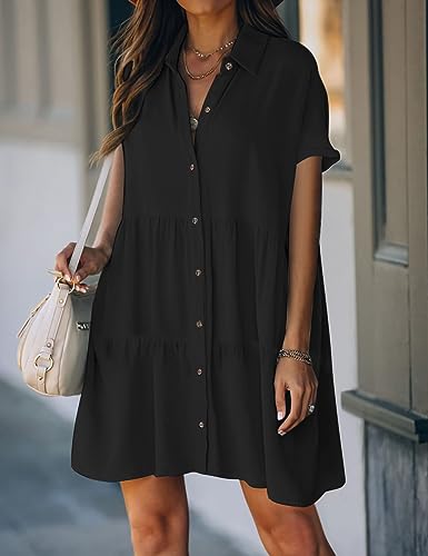 Bsubseach Swimsuit Coverup for Women Swimwear Button Bathing Suit Cover Up Shirt Casual Dresses Beach Vacation Wear3