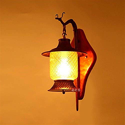 Iluminación de pared retro para dormitorio bar y restaurante con rosca E14 6