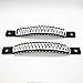Bartact Rear Side Sound Bar Compatible with Jeep Wrangler Grab Handles Paracord JK - Black/White Pair
