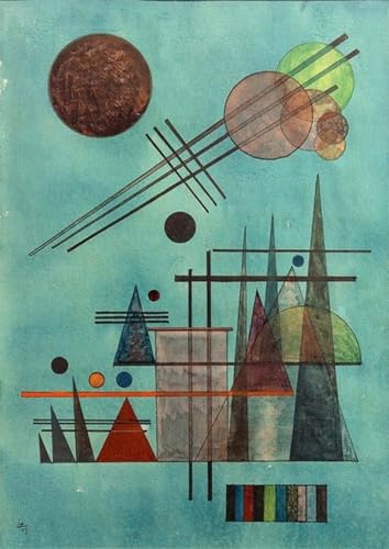 Impression toile Kandinsky affiche de célèbres tableaux qualité musée 60x90