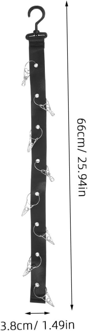 Zerodeko 2Pcs Portable Hanging Straps for Hockey Equipment Multi Functional Drying Rack for Camping Gear Organization Design Space Saving image 2