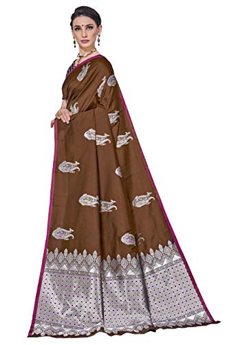 Image of Glory Sarees Women's Banarasi Silk Saree with Blouse Piece (GS Kara143 Parent)