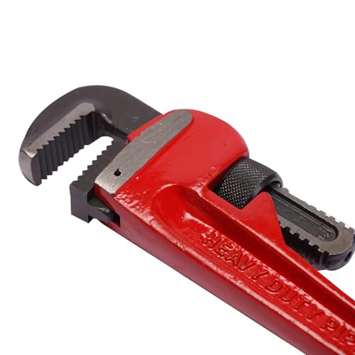 Image of Eastman Pipe Wrenches - Rigid Type Set Of 1Pcs, 12 /300 Mm, Non Breakable S.G. Cast Iron I-Beam Handle for Construction & Heavy-Duty Applications for Industrial & Professional Use (E-2049)