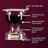 World Communion Cups Gluten-Free Pre-filled Disposable Communion Cups - Concord Grape Juice with...