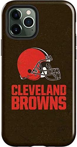 Skinit Impact Phone Case Compatible with iPhone 12 Pro Max - Officially Licensed NFL Cleveland Browns Alternate Distressed Design