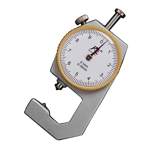 Thickness Gauge 0 To 10mm 0.1mm Accuracy Round Thickness Gauge Suitable For Paper Metal Sheet
