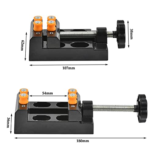 DODUOS 37 PCS Juego de Taladro de Mano Incluye Mini Plana Abrazadera, Mini taladros de PCB, Taladros Helicoidales de 0.5-3.0mm, Mini Taladro de Mano para Tallar artesanías y moldes, perforar Agujeros