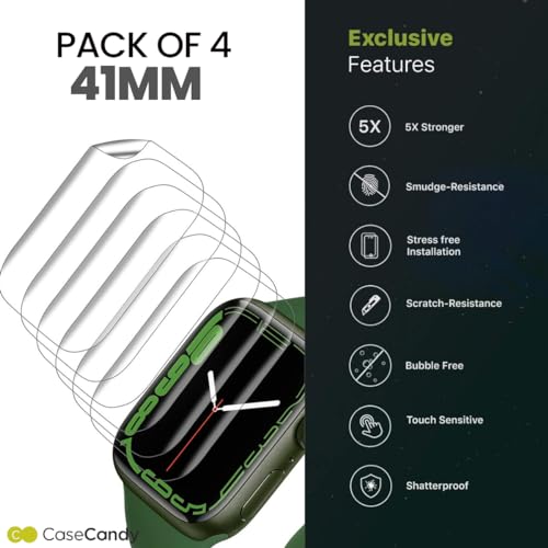 Casecandy-4-Pack-Screen-Protector-Guard-For-Apple-Watch-Series-45mm-44mm-41mm-40mm-HD