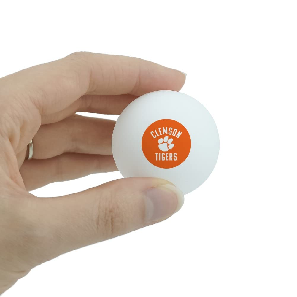 GRAPHICS & MORE Clemson University Tigers Logo Novelty Table Tennis Ping Pong Ball 3 Pack