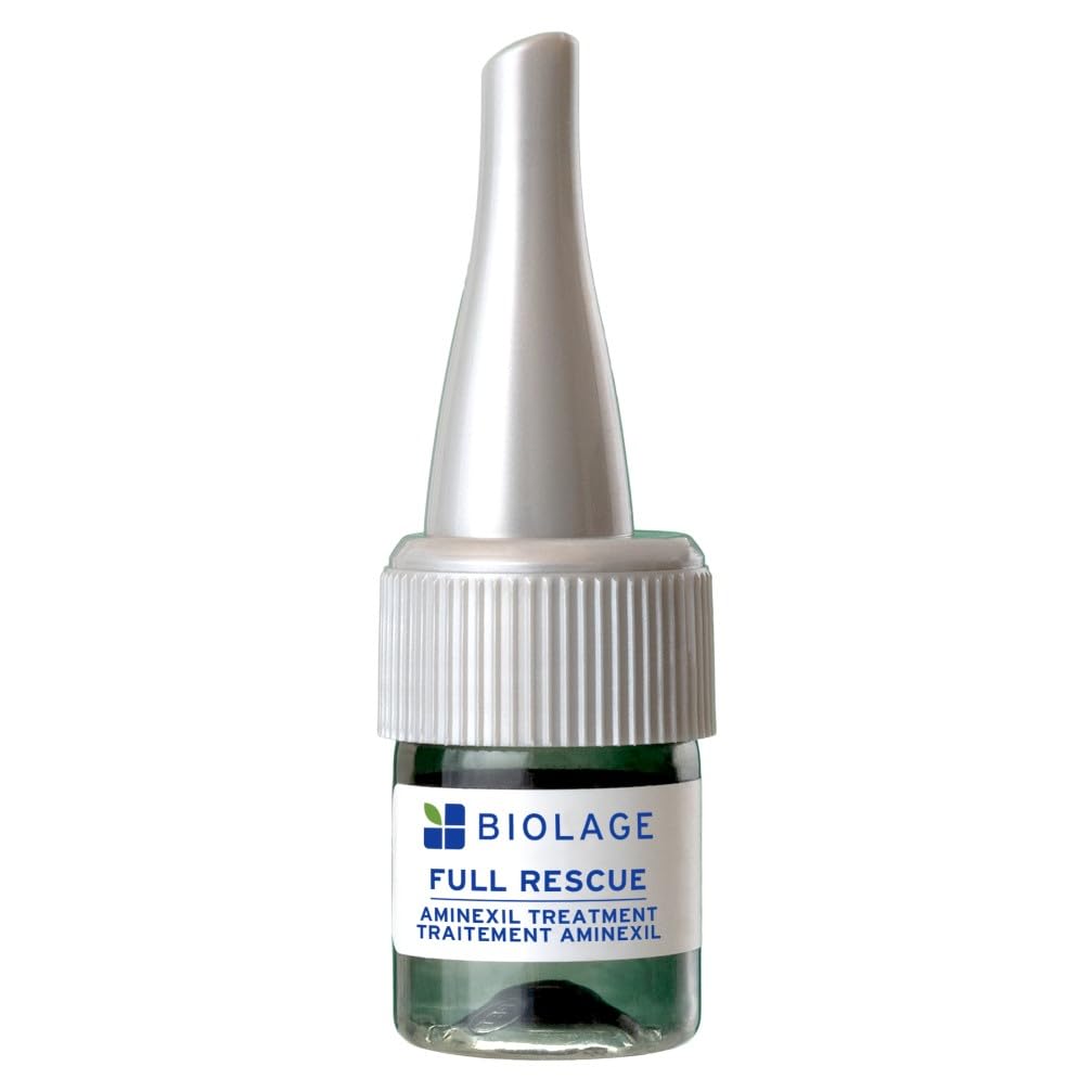 Biolage Trattamento Anti-Caduta in Fiale per Capelli Fini, Adatto a Tutti i Tipi di Capelli, Arricchito con Olio di Rosmarino, Niacinamide e Vitamina B, Full Rescue, 10 x 6 ml