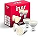 Produktbild innr GU10 Zigbee Smart Home Lampe, Funktioniert mit Hue* und Alexa (Bridge Erforderlich), Warmweiss, GU10 Smart LED Spots, Dimmbar, 380 Lumen, 4-Pack