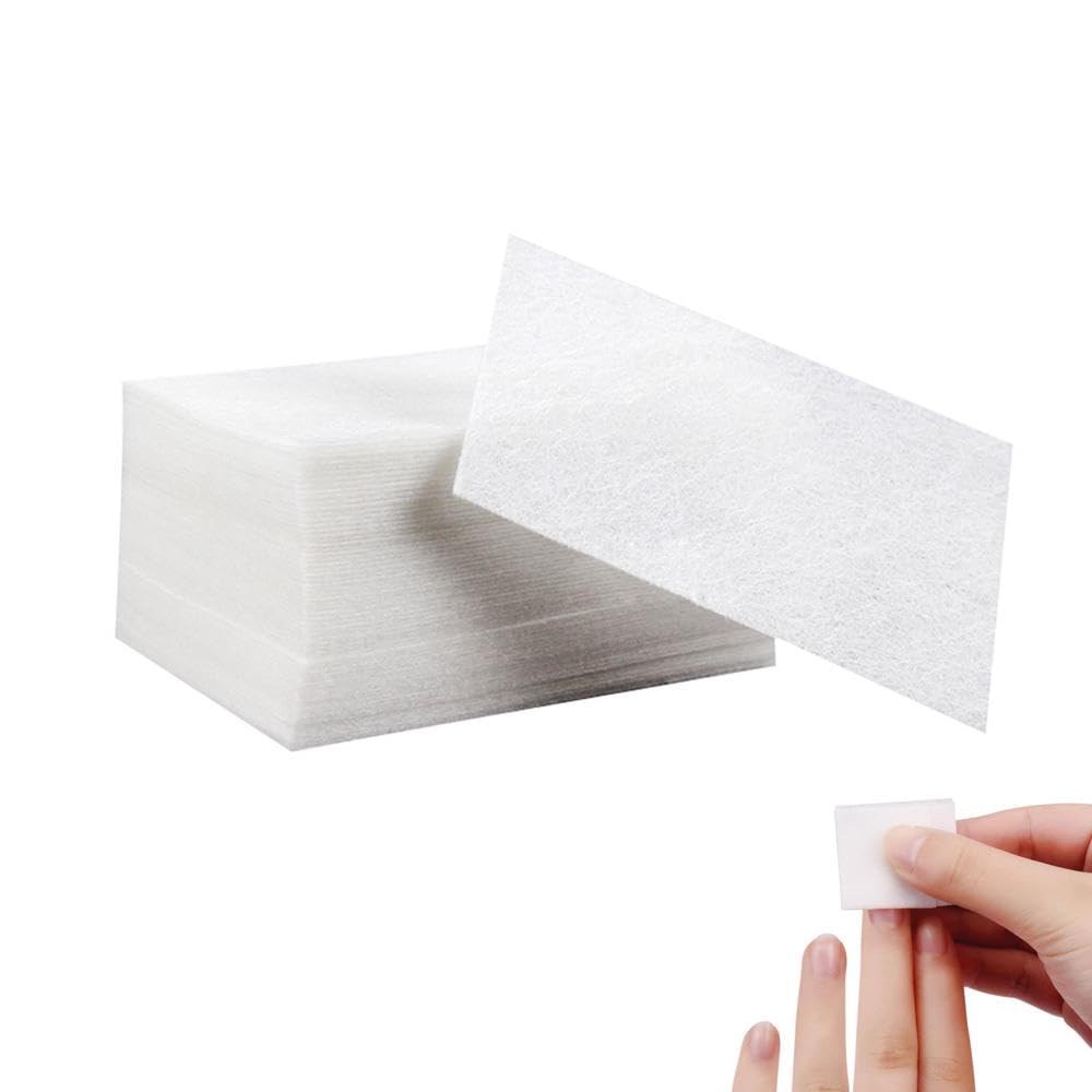 ayushicreationa 450pcs Professional Nail Cotton Pads, Lint Free Nail Wipes Cotton Pads, Gel Nail Polish Remover Set, Gel Residue Wipe Off Solution for Nails White-image-23