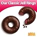 Joyva Jell Rings - The Original Gourmet Chocolate Confection with a Sweet Jelly Filling - Kosher Parve, Vegan, Non-Dairy, No Gluten Treats - Made in Brooklyn - 5-lb. Bulk Box, Approximately 165 Pieces