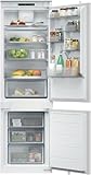 CANDY Fresco 400 Frigorifero Combinato da Incasso 268L (194L Frigo + 74L Freezer), Low Frost, App hOn, Super Freddo, Porte Reversibili, 177,2x54x55 cm (AxLxP), CNBQL3518EV