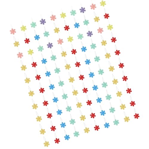 Juego de 100 enhebradores de manualidades con forma de flor para coser y trabajos de hilo, enhebrado simplificado, para ancianos, fácil enhebrador de flores