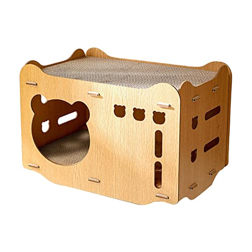 figatia Papelão Cat House Grind Resistente Ao Desgaste Almofada para Arranhadores Cama para Gatos Pl