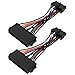 Produktbild EMSea 2 Stück Adapter-Stromkabel 24-polige Buchse auf 14-poligen Stecker 13 cm Kompatibel mit Lenovo Medion ATX-Netzteil IBM M92P M93P H530 Q77 B75