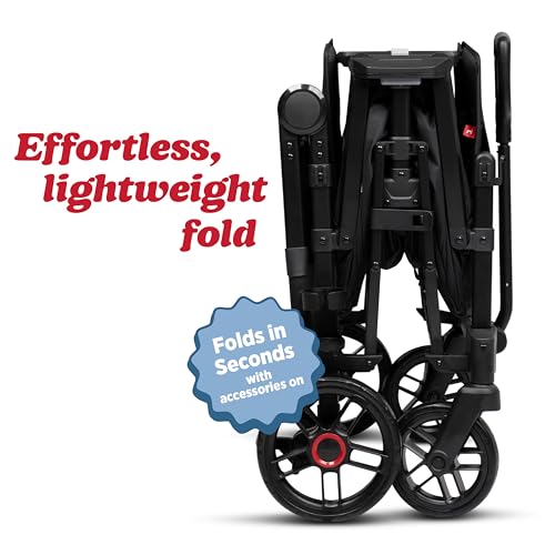Image of Radio Flyer Voya 2.0 4-Seat Stroller Wagon, for Kids 6+ Months, Lightweight