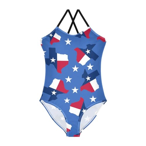 Girls One Piece Swimsuits Cute Kids Bathing Suit Adjustable Straps Beach Sport Swimwear