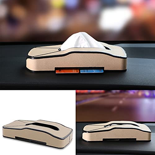 Image of NIKAVI M3012 Tissue Paper Holder for Car (Beige)