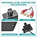 NuIth Universal Car Amplifier RCA Level Controller, Car Audio Bass Control Knob, Sub Amp Volume Control Cable for Car, Motorcycle, Speakers, Home Theater